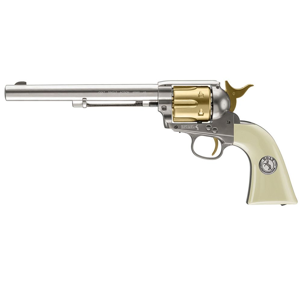 Colt Peacemaker Nickel & Gold CO2 Pellet Revolver