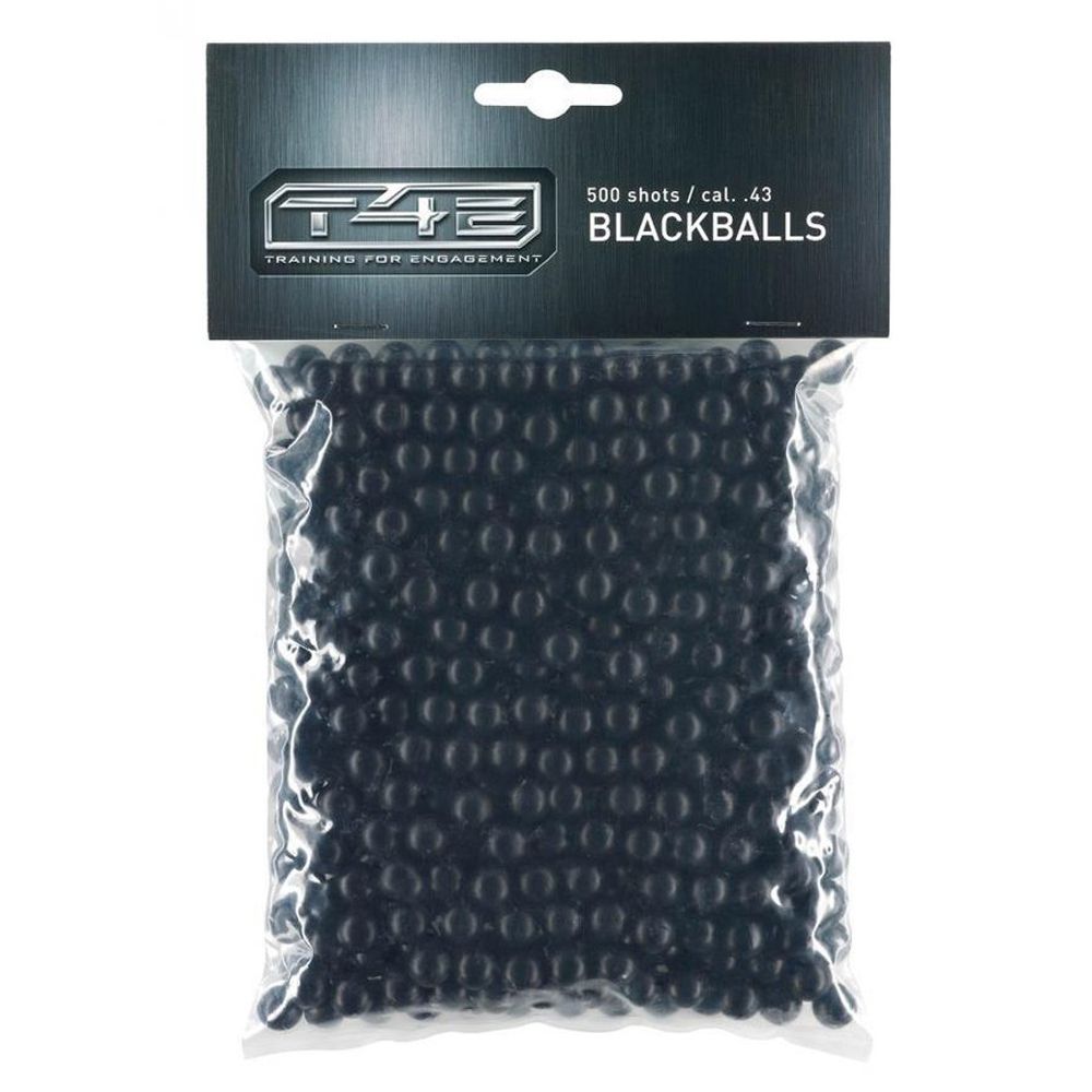 T4E .43 Caliber Rubber Training Balls - 500 Count