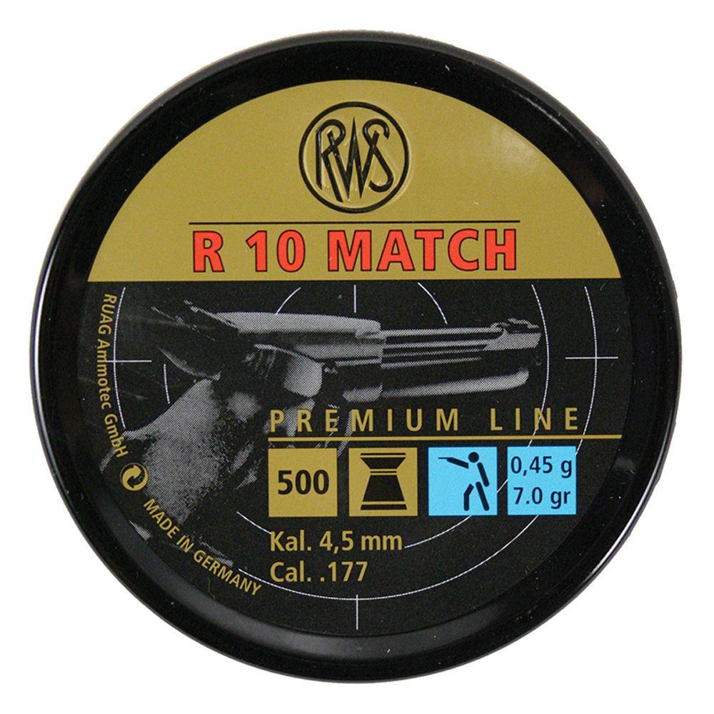 RWS R10 Match .177 Pellets - 500pc