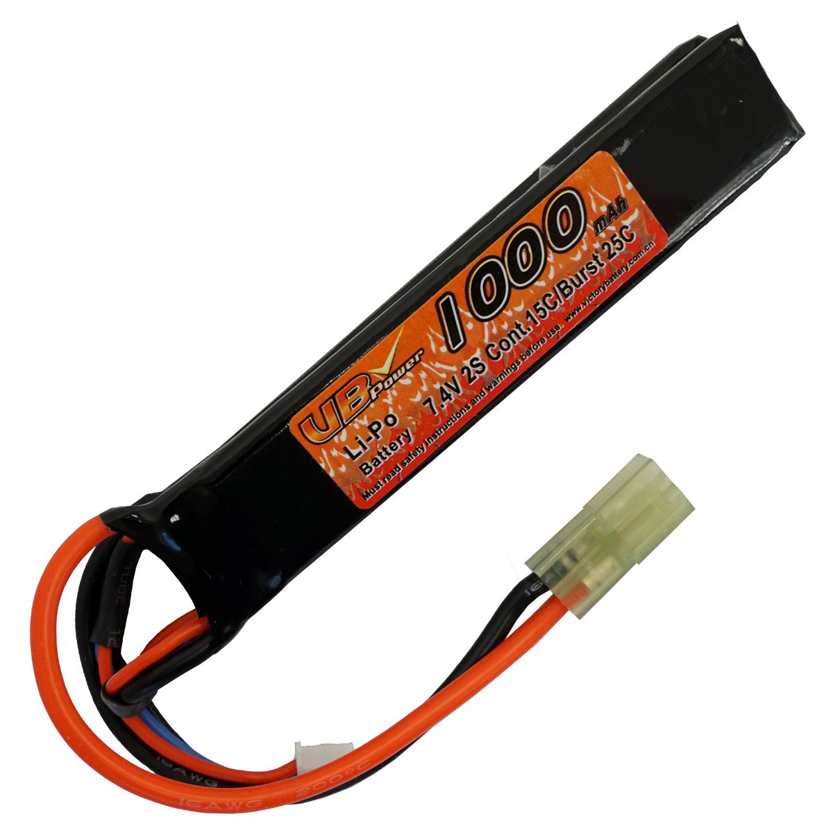 7.4V 1000mAh 15C LIPO AEG Battery 