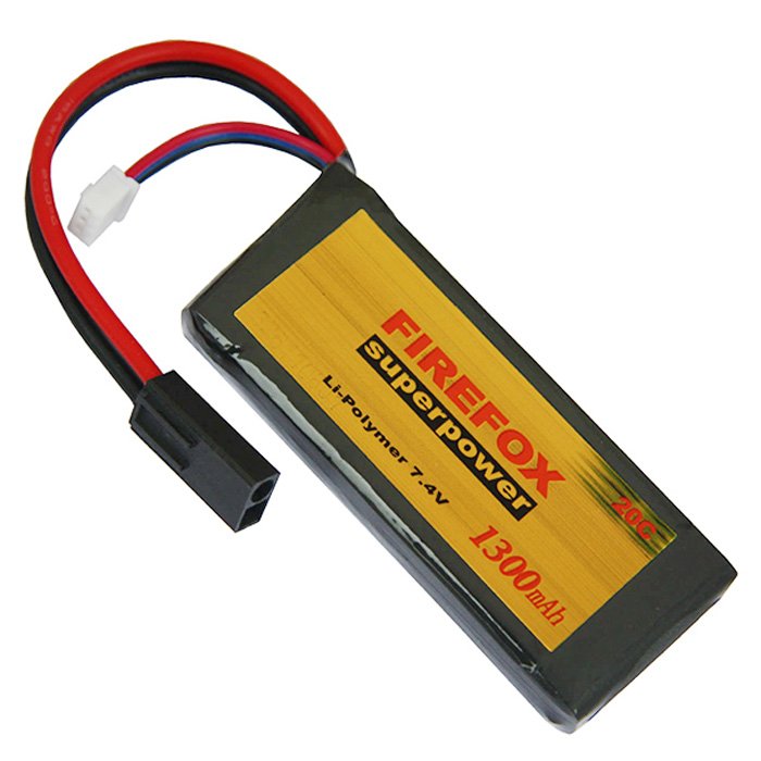 Firefox 7.4V 1300mAh 20C LiPo AEG Mini Battery