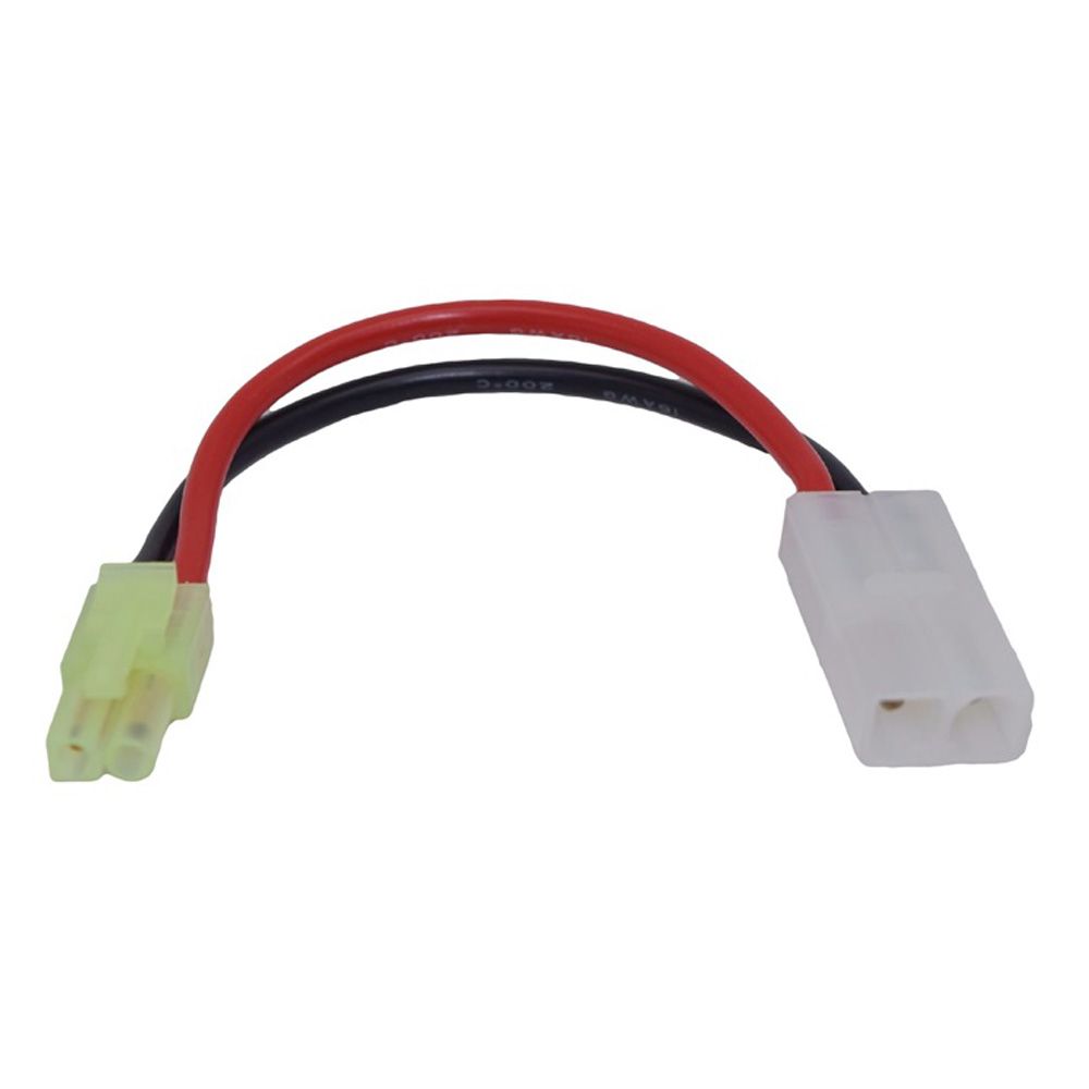 Upgrade your AEG with ease using the Small Male to Large Female AEG Wire Adaptor. This 12cm adaptor ensures a secure connection for enhanced performance. Lightweight at 6g, it's the perfect accessory for hassle-free customization.