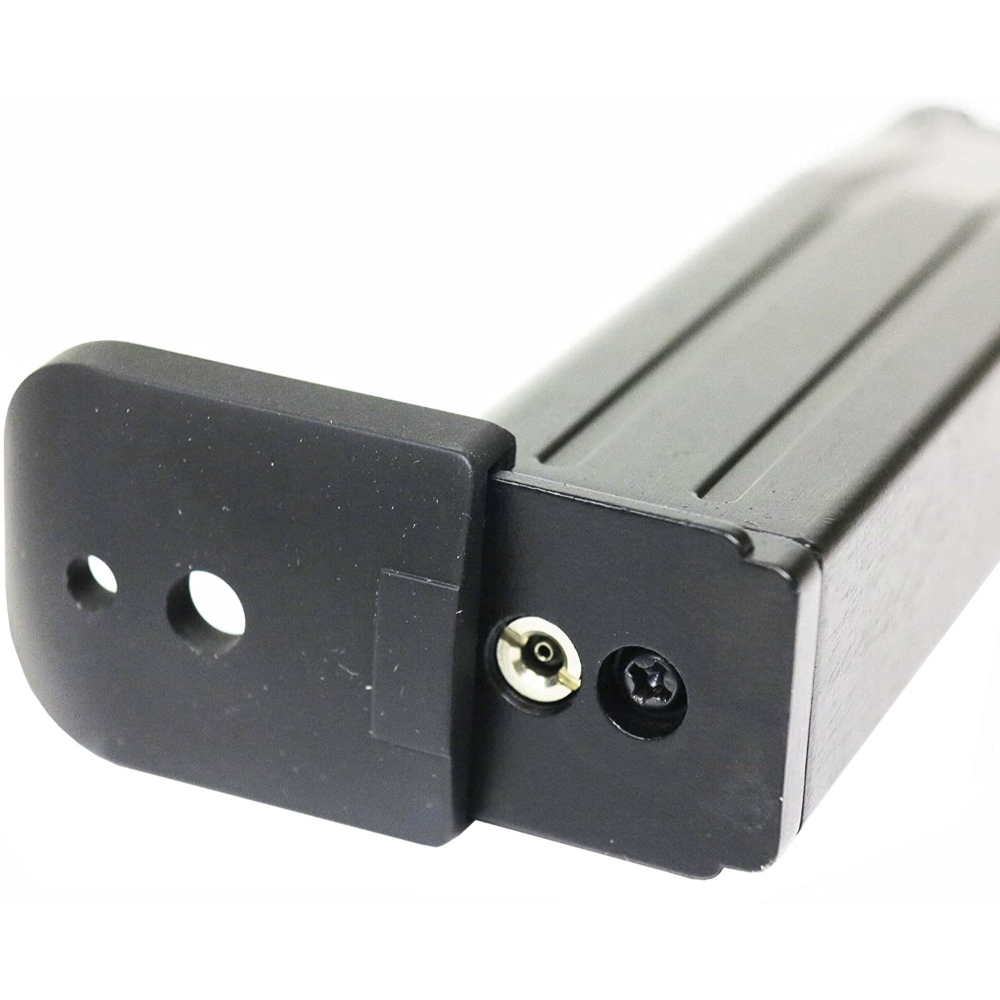 Enhance your WE Spec Hi-Capa Series with the 28-round magazine. Metal construction with a polymer base plate. Designed for reliability and improved feeding. Available at ReplicaAirguns.ca.
