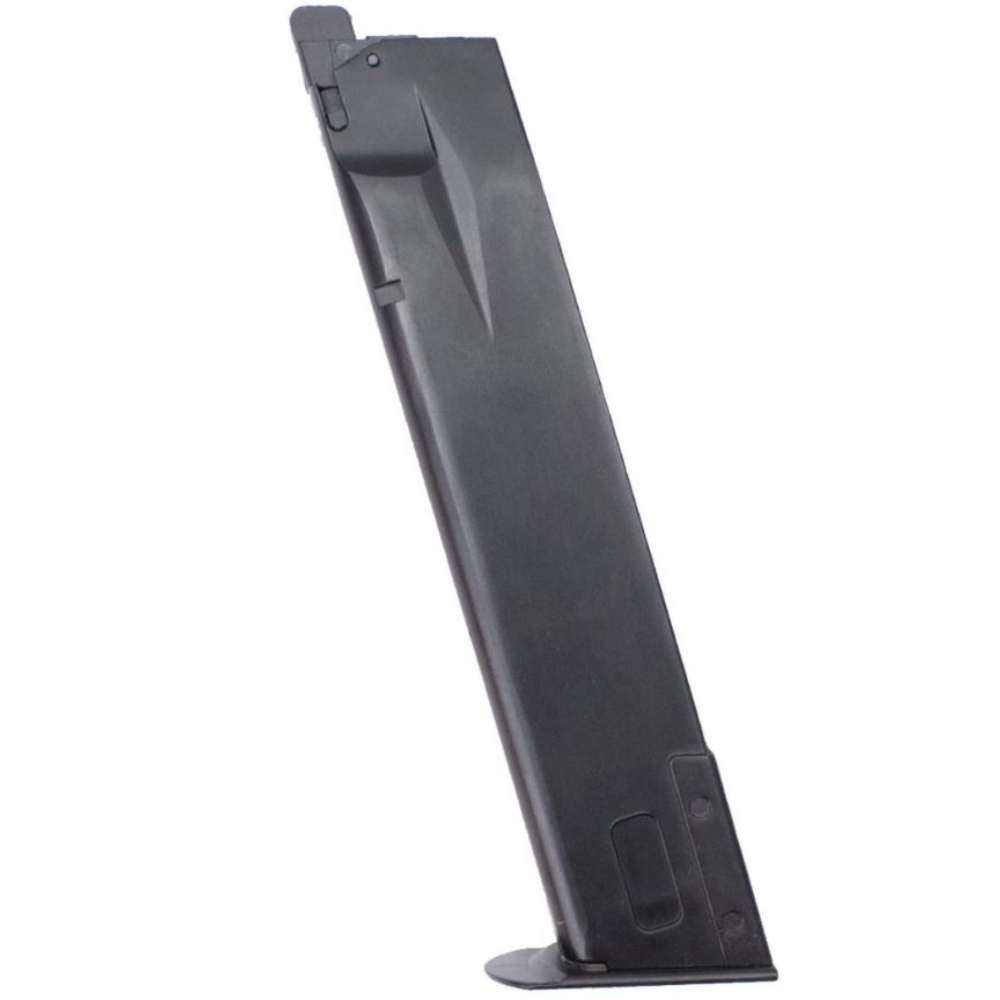 Upgrade your airsoft game with the WE Airsoft P226/P-Virus Series 30-Round Magazine. Full metal construction, double-stacked for extended play. Available at ReplicaAirguns.ca.