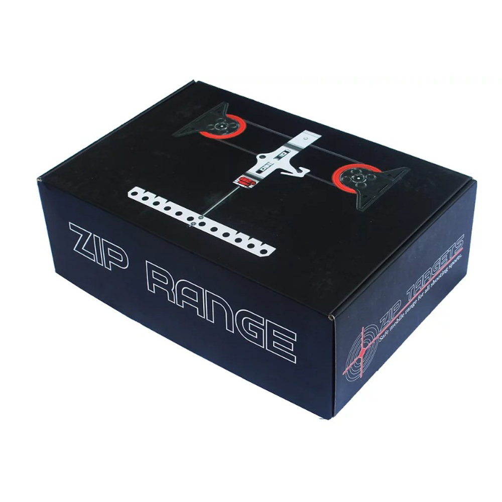 Enhance your shooting skills with the Zip Target Shooting Range Kit. Set up a versatile range for Archery, Firearms, Paintballs, and more. Portable and suitable for indoor and outdoor use. Available at ReplicaAirguns.ca.