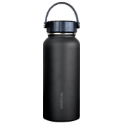 Condor 32 Oz Vacuum Sealed Thermal Bottle - Double-wall insulated, stainless steel. Hot 12 hrs, cold 24 hrs. BPA-free. 32 oz.