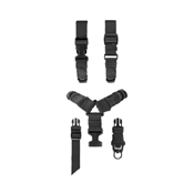 Single Point Steel Clip Bungee Sling w/ Polymer Buckle