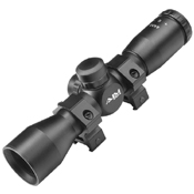 4x32mm Compact Mil-Dot Scope w/ Rings