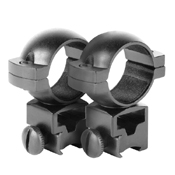 1 Dovetail 3/8 Inch High Profile Aluminum Rings