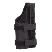 Discover the Universal Airsoft Holster perfect for Glock, Hi capa, 1911 & more. Available in black for tactical shooting & airsoft events at ReplicaAirguns.ca.