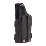 Discover the Universal Airsoft Holster perfect for Glock, Hi capa, 1911 & more. Available in black for tactical shooting & airsoft events at ReplicaAirguns.ca.