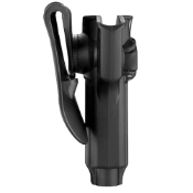 Amomax holster designed for Beretta 92 series, ensuring a secure fit for daily use, shooting training, and airsoft events. Right-hand option for versatile carrying on belts, legs, and MOLLE systems. (Note: Not compatible with M92 with tactical rail.)