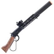 Explore the realism of the A&K 1873RS Gas Non-Blowback Airsoft Rifle. Real wood stock, versatile customization, and internal 25rd magazine. Buy now at ReplicaAirguns.ca for authentic airsoft gameplay.
