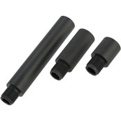 Upgrade your airsoft gun with a customizable aluminum alloy barrel extension. Matte black finish, adjustable length, and 14mm barrel threads. Enhance your gameplay now at ReplicaAirguns.ca.