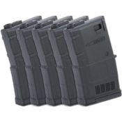Upgrade your airsoft arsenal with ARES Mid-Cap Magazines. Pack of 5, 100/130rd capacity. High-strength polymer, ruggedized design, and reliable feeding. Opt for realism at ReplicaAirguns.ca.