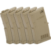 Upgrade your airsoft arsenal with ARES Mid-Cap Magazines. Pack of 5, 100/130rd capacity. High-strength polymer, ruggedized design, and reliable feeding. Opt for realism at ReplicaAirguns.ca.
