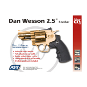 Dan Wesson 2.5 Inch Gold CO2 4.5mm Revolver