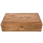 Western Justice John Wayne Signature gun Wood Case