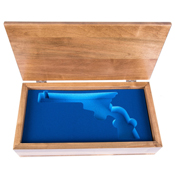 Western Justice John Wayne Signature gun Wood Case