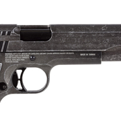Unleash patriotic shooting with the 1911 "We the People" Air Pistol. All-metal, engraved, and weathered finish for a realistic experience. Available at ReplicaAirguns.ca.