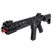 Explore the Barra Black Ops M4 Viper MK5 AEG Airsoft Rifle, a lightweight and affordable option. Semi & Full Auto, 420fps with .12g BBs. Plastic build, adjustable sights, and more. Available at ReplicaAirguns.ca.