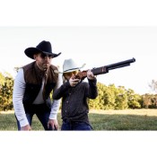 View the Barra Junior Air Rifle, a single-pump pneumatic air rifle suitable for young shooters. Offers a maximum velocity of 366 FPS, compatible with .177 pellets or BBs. Available at ReplicaAirguns.ca.