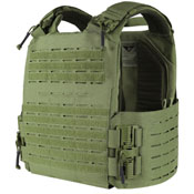 The Condor VANQUISH RS Plate Carrier is a durable, versatile platform with rapid open connectors for emergency removal. Features laser-cut loop MOLLE panel, plate pockets, documentation compartment, adjustable straps, accepts various plate sizes.