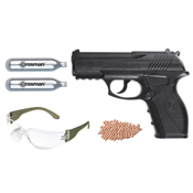 Crosman P10 Phantom CO2 NBB Steel BB gun Airgun Kit