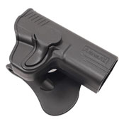 Amomax Holster in black, compatible with Smith & Wesson M&P 9mm and Tokyo Marui/WE/VFC M&P9 Series. Versatile design for daily use, outdoor sports, and fast-paced competitions.