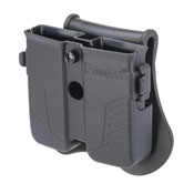 Discover the versatile Amomax Universal Double Magazine Pouch, compatible with various caliber single or double stack magazines. Available at ReplicaAirguns.ca for shooting sports, tactical use, and personal defense.