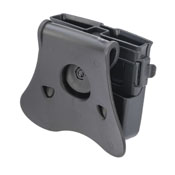 Discover the versatile Amomax Universal Double Magazine Pouch, compatible with various caliber single or double stack magazines. Available at ReplicaAirguns.ca for shooting sports, tactical use, and personal defense.