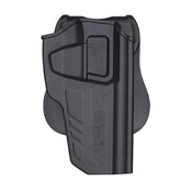 Enhance your gear with the Cytac Holster in black, made from military-grade polymer. Compatible with Beretta 92, 92FS, GSG92, and Girsan Regard MC, this holster is built to endure challenging conditions.