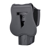 Enhance your gear with the Cytac Holster in black, made from military-grade polymer. Compatible with Beretta 92, 92FS, GSG92, and Girsan Regard MC, this holster is built to endure challenging conditions.
