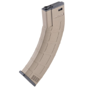 Upgrade your AR platform with the unique EMG M4-AK300 Curved Airsoft AEG Magazine. Featuring aggressive styling, high-strength polymer construction, and a 300rd capacity. Buy now on ReplicaAirguns.ca.
