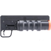 Enhance your firepower with the EMG Spike's Tactical Havoc Airsoft Grenade Launcher. Fully licensed replica with high-quality polymer construction. Fits 1913 Picatinny rails and most common 40mm grenades. Buy now on ReplicaAirguns.ca.