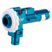 Upgrade your M4 series Airsoft AEG with the Retro Arms CNC machined hop-up unit. Crafted from durable aluminum alloy (EN AW 7075), this rotary design ensures easy adjustment and extended lifespan. Available at ReplicaAirguns.ca.