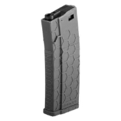 Upgrade your AR AEG with the EMG Hexmag Airsoft Magazine. High-strength nylon construction, improved follower, and unique hexagon pattern for enhanced grip. Licensed Hexmag with 230rds capacity. Buy now on ReplicaAirguns.ca.