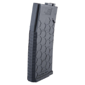 Upgrade your AR AEG with the EMG Hexmag Airsoft Magazine. High-strength nylon construction, improved follower, and unique hexagon pattern for enhanced grip. Licensed Hexmag with 230rds capacity. Buy now on ReplicaAirguns.ca.