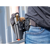 Experience the innovation of EMG Kydex Holster for Hi-Capa 5.1. High-quality molded kydex construction with a secure, fast draw. Quick detach mounting for easy swapping between platforms. Buy now on ReplicaAirguns.ca.