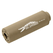 G&G SS-100 CW Desert Tan Sound Suppressor - 14mm