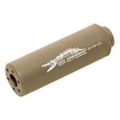 G&G SS-100 CCW Desert Tan Sound Suppressor - 14mm