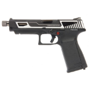 Explore the G&G GPT9 Airsoft Pistol at ReplicaAirguns.ca. Featuring realistic blow-back action, adjustable hop-up, full metal slide, and more. G&G licensed for authenticity.