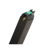 Enhance your shooting experience with the G&G GTP9 / SMC9 Green Gas Magazine in black. Compatible with G&G GAS Pistol GTP9 / SMC9, it holds 50 rounds, crafted from durable metal. Get yours at ReplicaAirguns.ca.