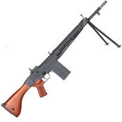 Experience the cutting-edge G&G Type64 BR AEG Airsoft Rifle, modeled after the Japanese Type64. Full metal and real wood construction, integrated bipod, and programmable features via MOSFET remote control. Find it at ReplicaAirguns.ca.