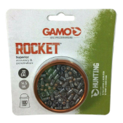 Enhance your shooting experience with Gamo Rocket .22 Caliber Pellets. Combining performance lead with a hardened steel tip for superior penetration, shock, and precision accuracy.