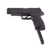 Explore the Gamo P-430 CO2 Dual Ammo Pistol at ReplicaAirguns.ca. Enjoy high velocity, dual ammo capability, and a Sig Sauer-like design. A cost-effective, non-blowback choice.