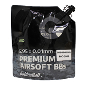 Golden Ball Bio Tracer Airsoft BBs - 2000ct