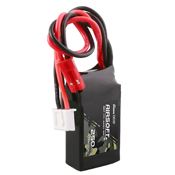 Gens Ace 7.4V 250mAh 2S 35C Airsoft Battery - JST Plug