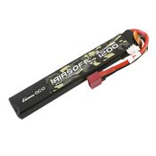 Gens Ace 7.4V 1200mAh 2S 25C Airsoft Battery - Deans Plug