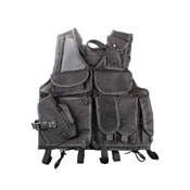 Military Combat Molle Black Vest